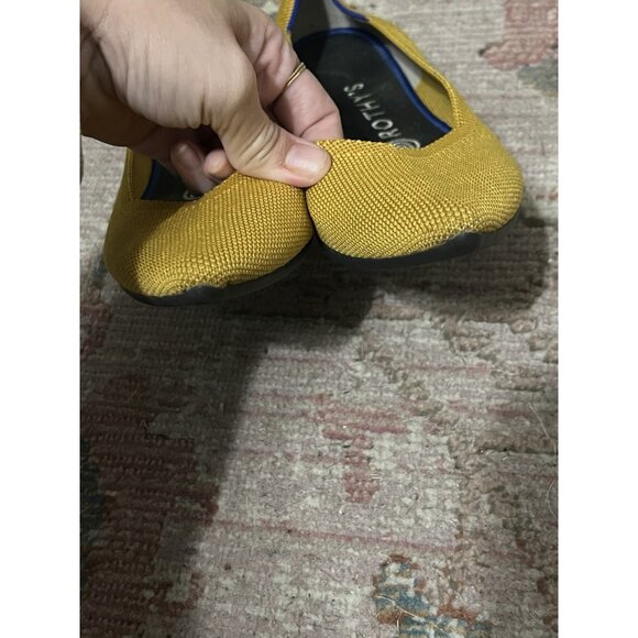 Rothy's The Point Marigold Yellow Flats Size 9 - Picture 6 of 13